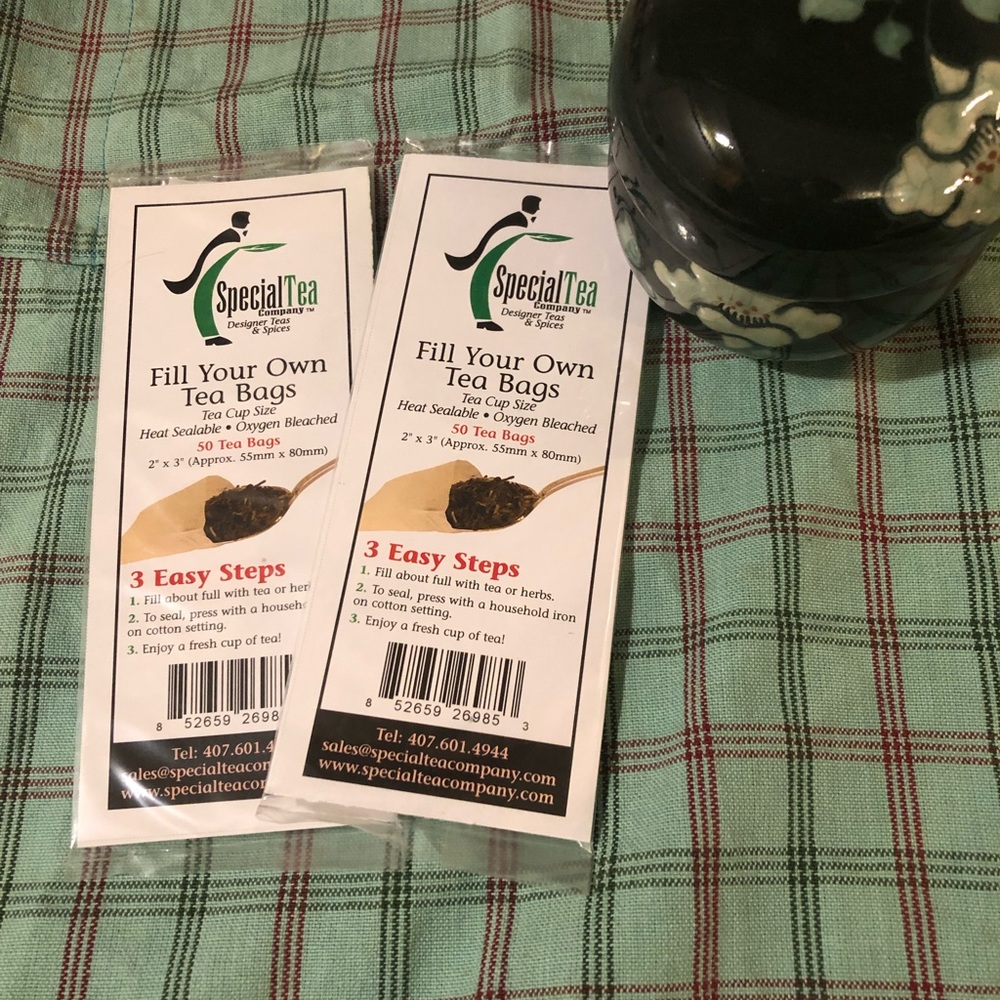 Fillable Tea Bags from special tea company